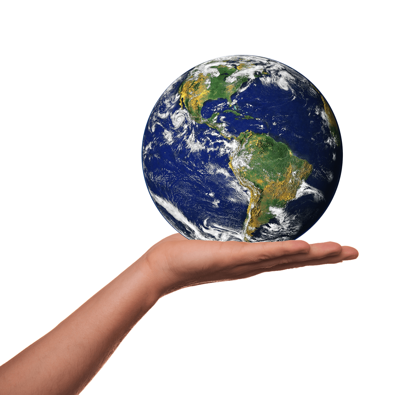 Klima, Erde, Hand