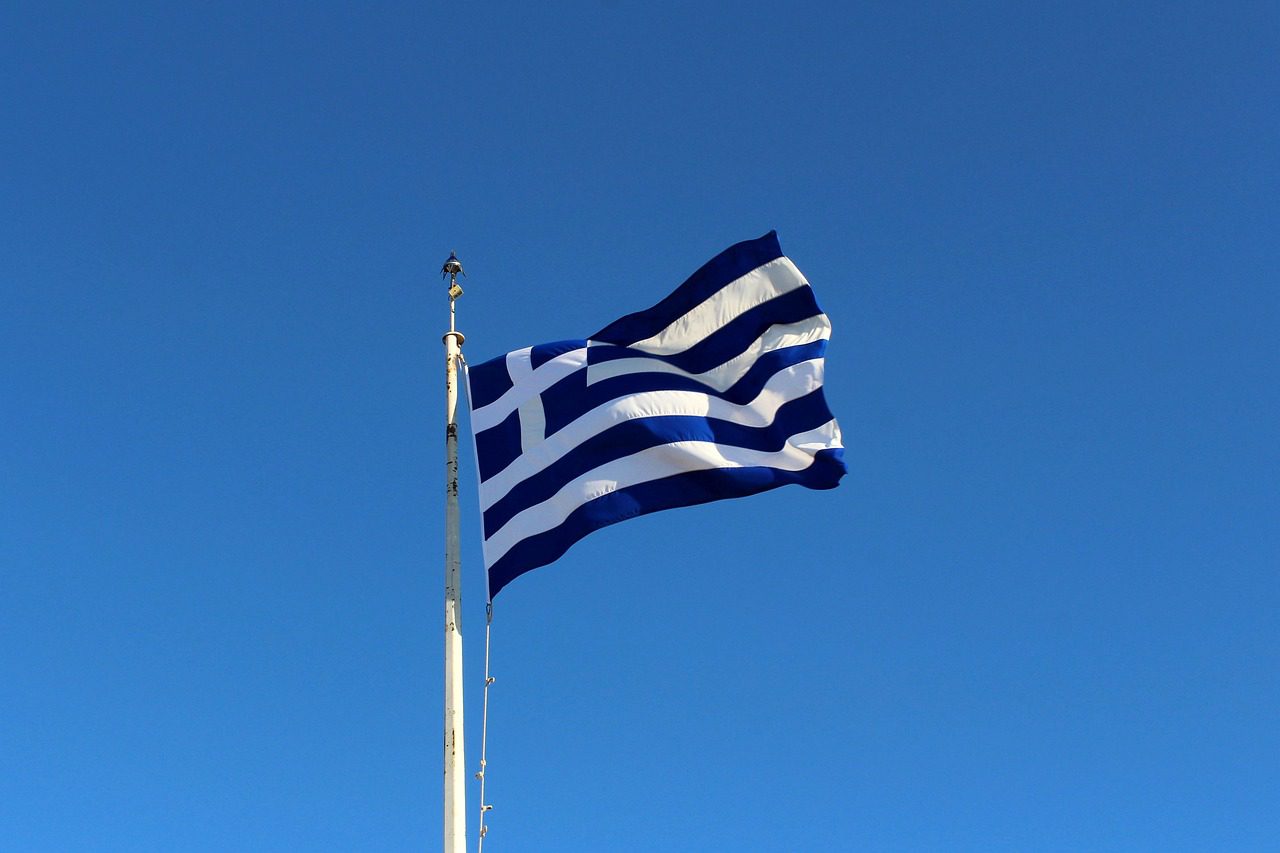 Griechenland Klimawandel, Griechenland Flagge