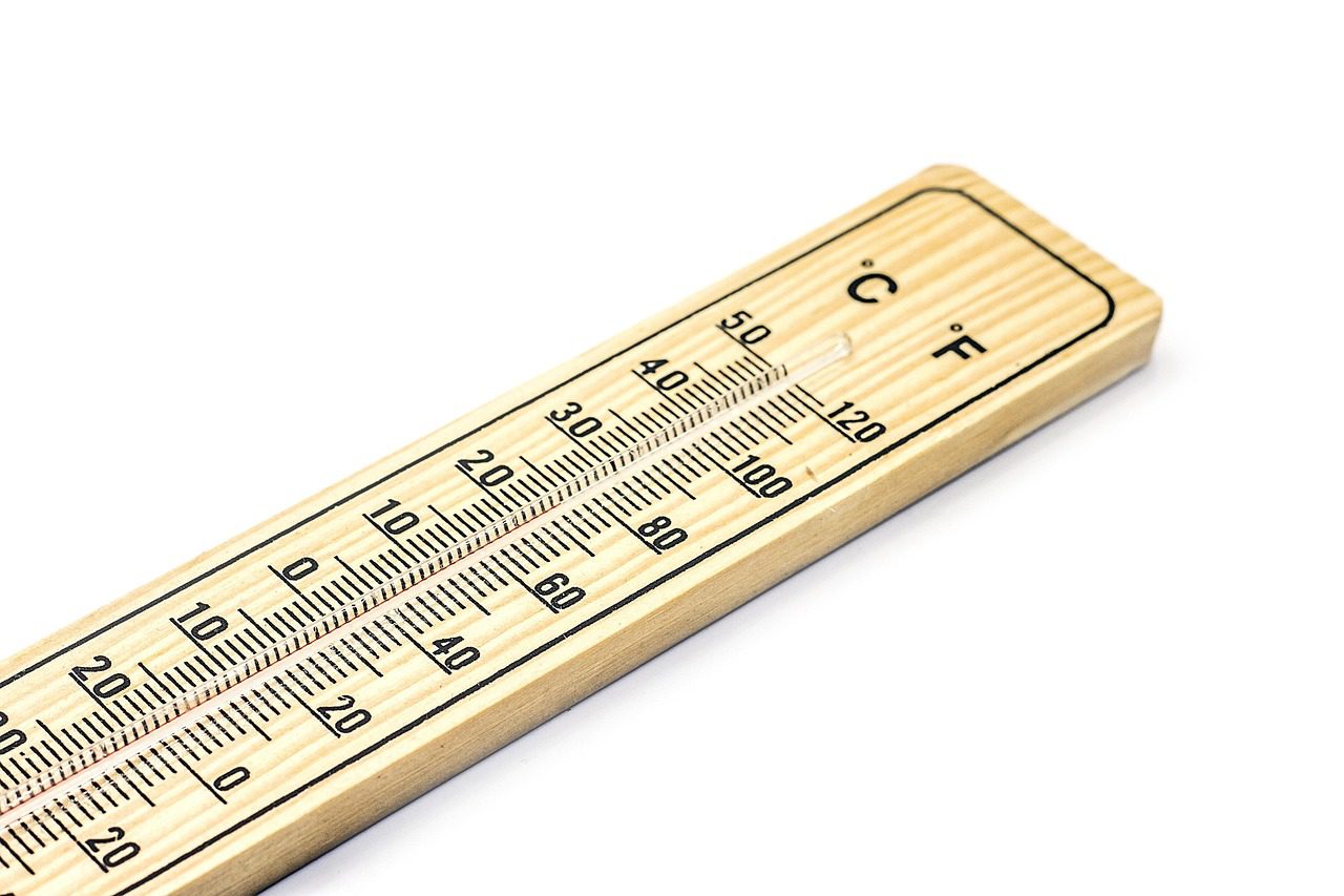 Thermometer, 2-Grad-Ziel